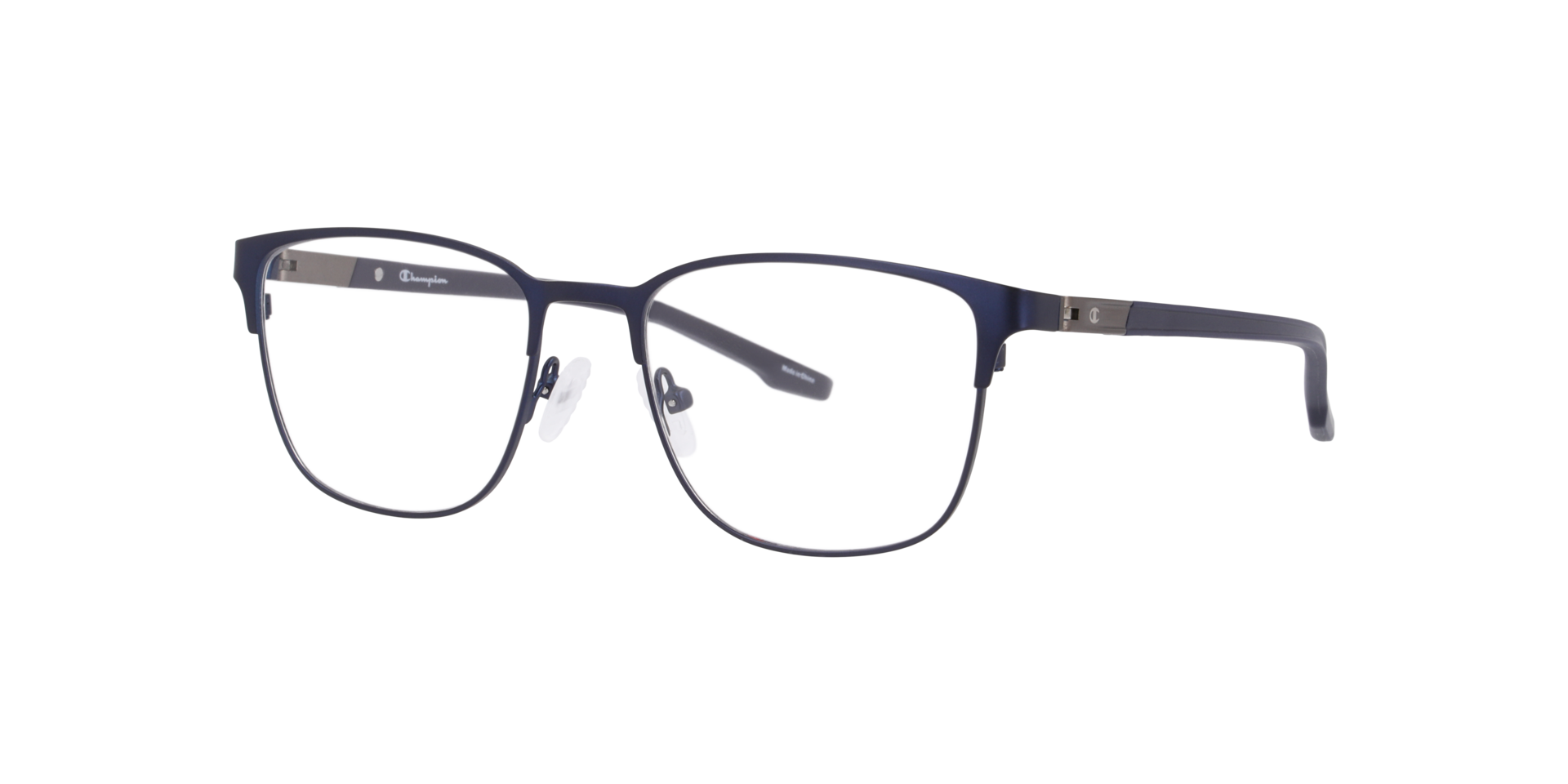Cusave Blue MetalEyeglass Frames for Glasses Direct, Angle View