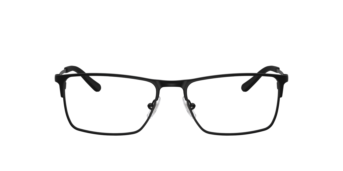 Matte Black pillow Metal eyeglasses Online - Full Rim - AN6155
