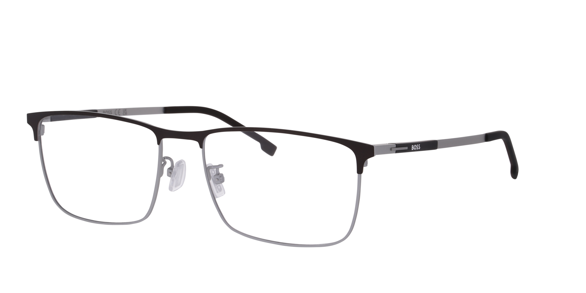 BOSS 1902/G Brown MetalEyeglass Frames for Glasses Direct, Angle View