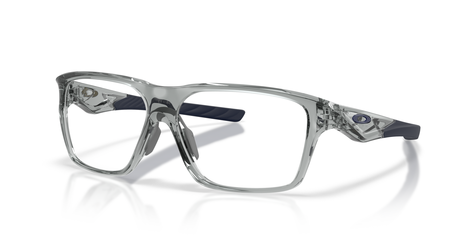 Versafuse SQ Grey Shadow PlasticEyeglass Frames for Glasses Direct, Angle View