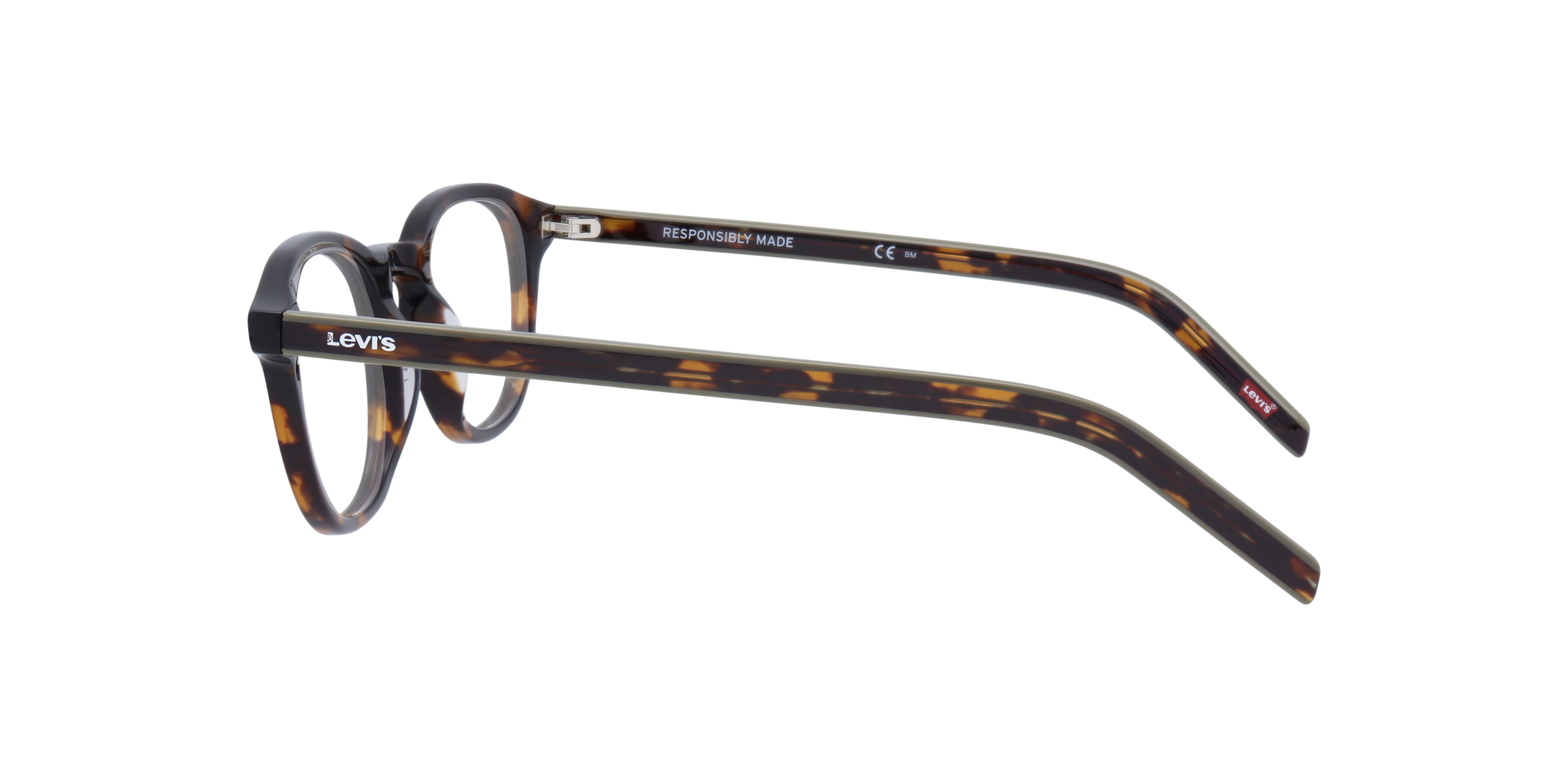 LV 1029 Tortoise AcetateEyeglass Frames for Glasses Direct, Side View