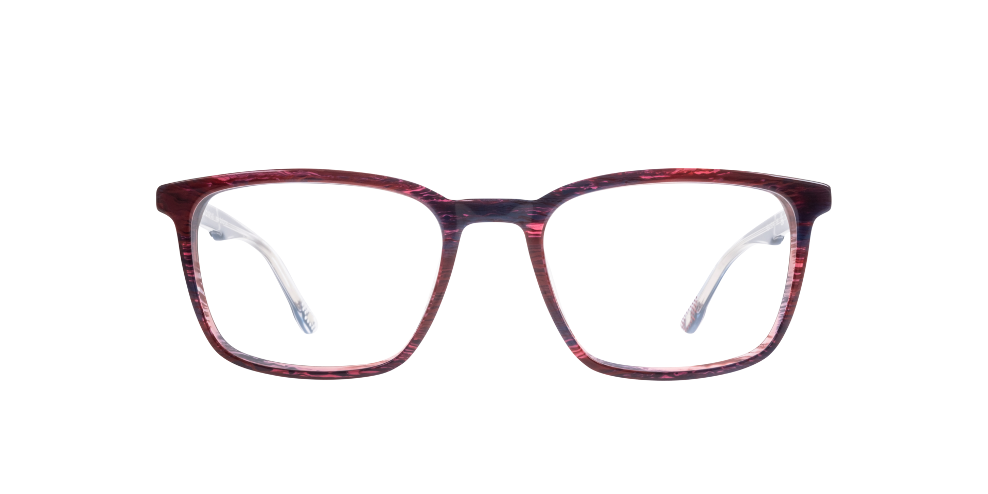 NB4163 Red AcetateEyeglass Frames for Glasses Direct, Front View
