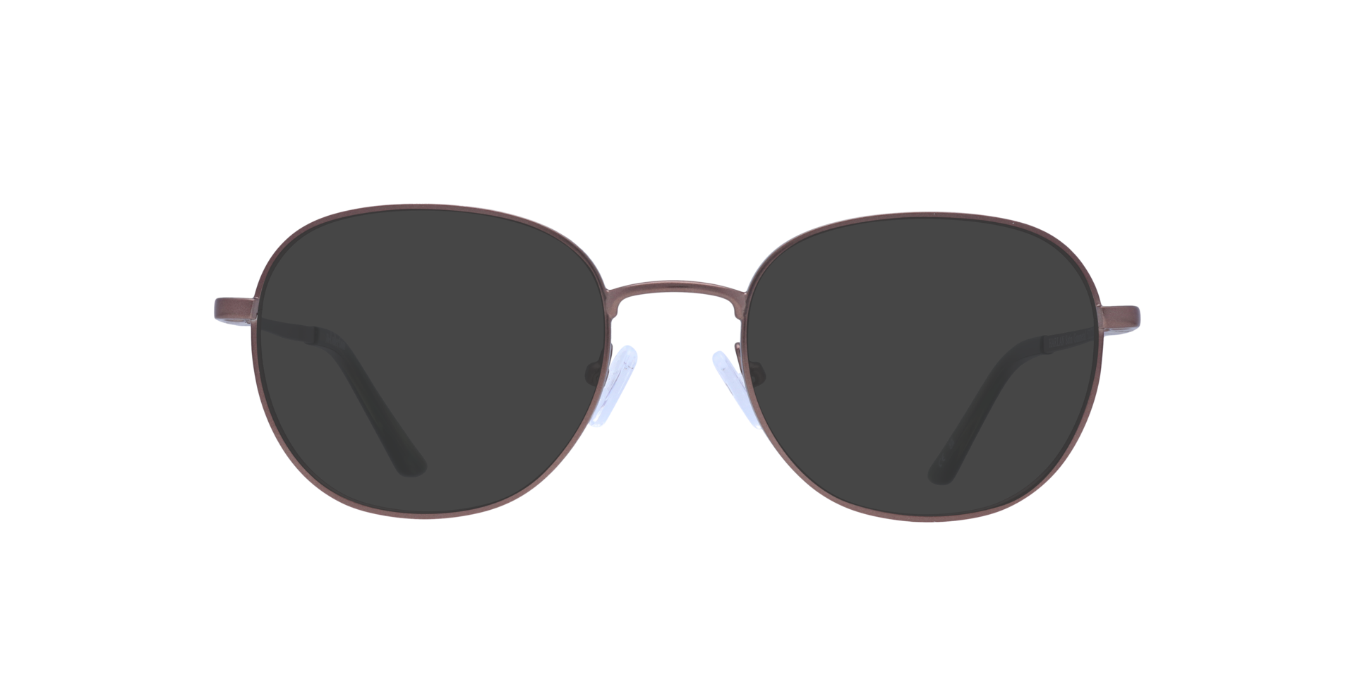 Harlan Satin Gunmetal MetalEyeglass Frames for Glasses Direct, with Tinted Lenses