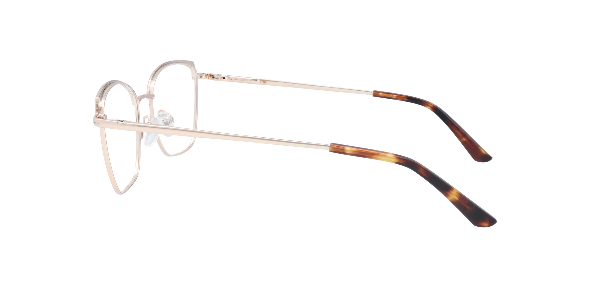 Angelica Gold MetalEyeglass Frames for Glasses Direct, Side View