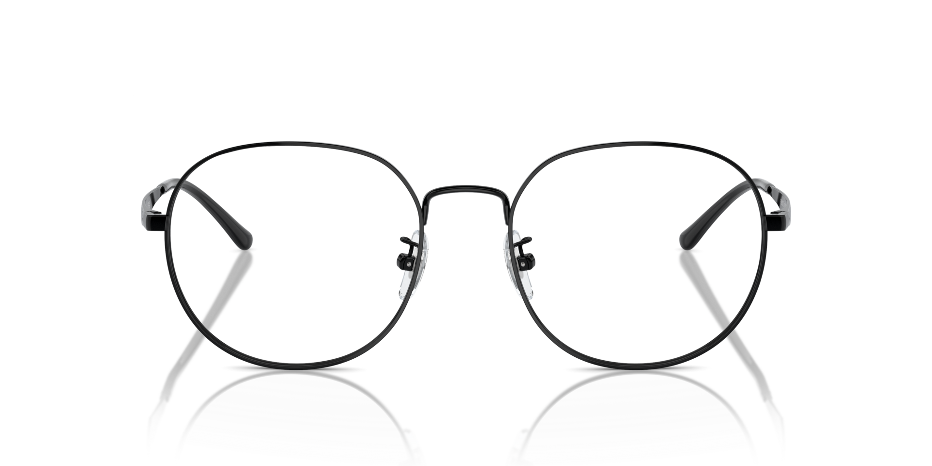 RB6517D Black MetalEyeglass Frames for Glasses Direct, Front View