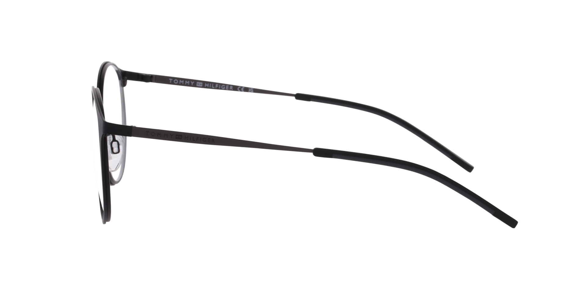 TH 2334 Black MetalEyeglass Frames for Glasses Direct, Side View