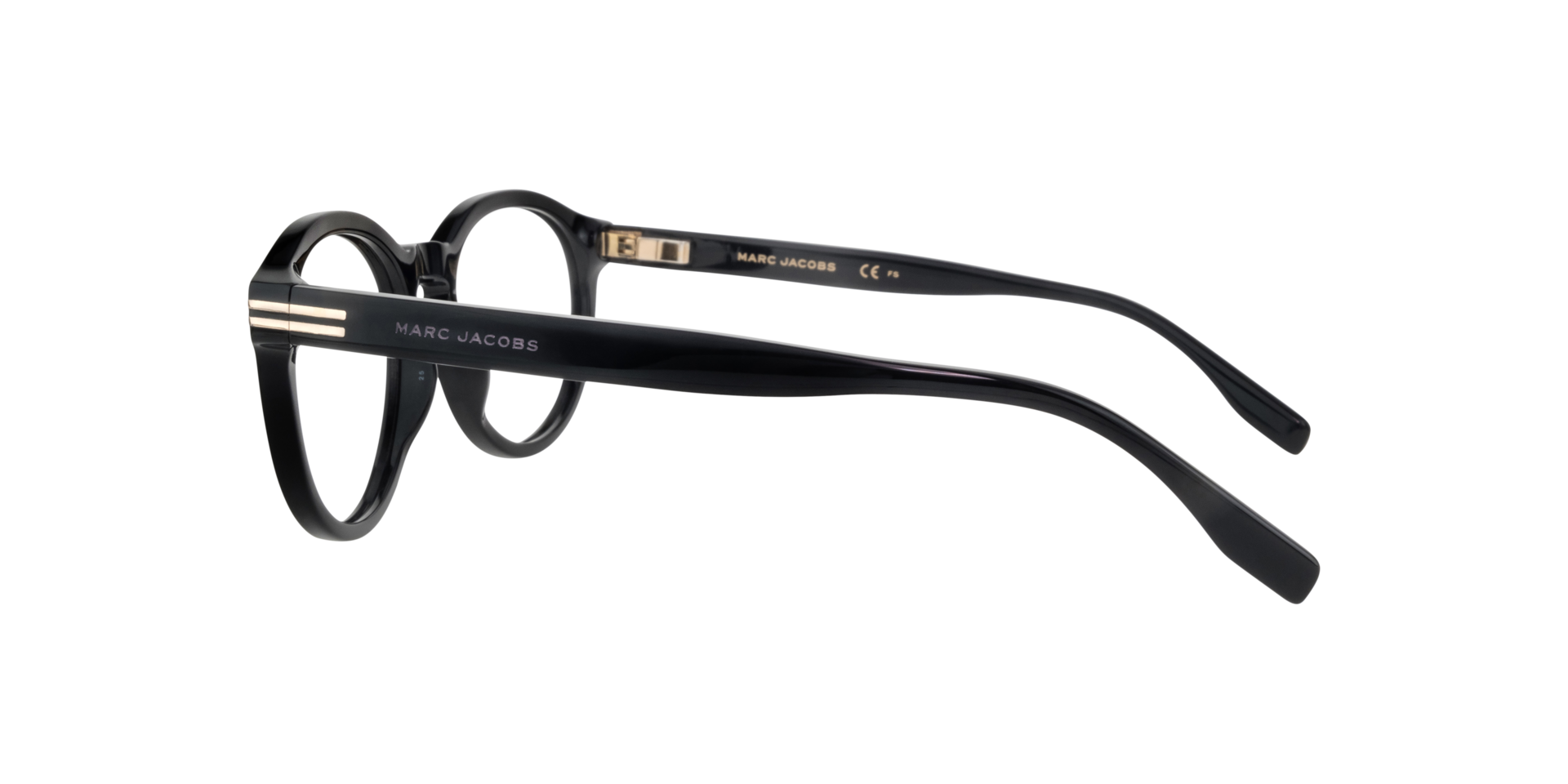 MJ 1085 Black AcetateEyeglass Frames for Glasses Direct, Side View