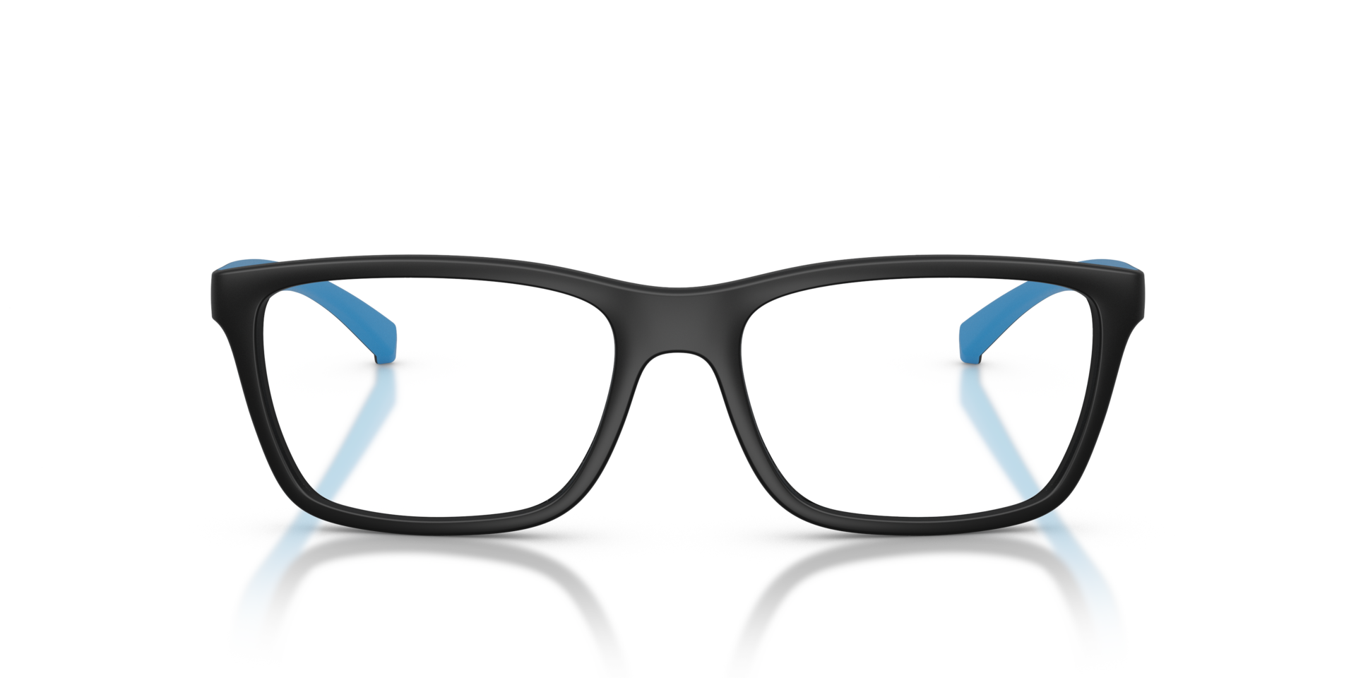 AN7298 Matte Black PlasticEyeglass Frames for Glasses Direct, Front View