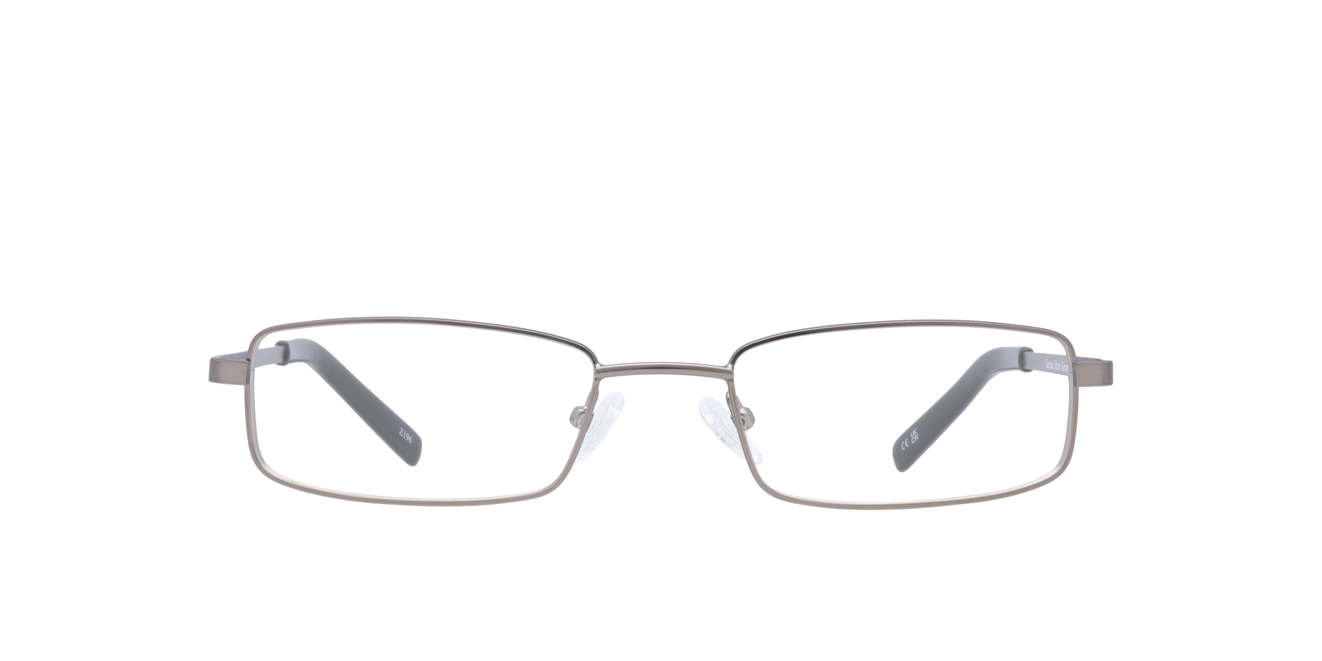 Gordan Matte Gunmetal MetalEyeglass Frames for Glasses Direct, Front View