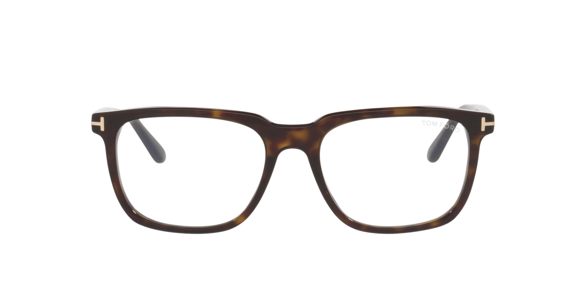 Tom Ford Men's Tortoise Black Square Acetate Eyeglasses Online - Full Rim - Ft6080-B