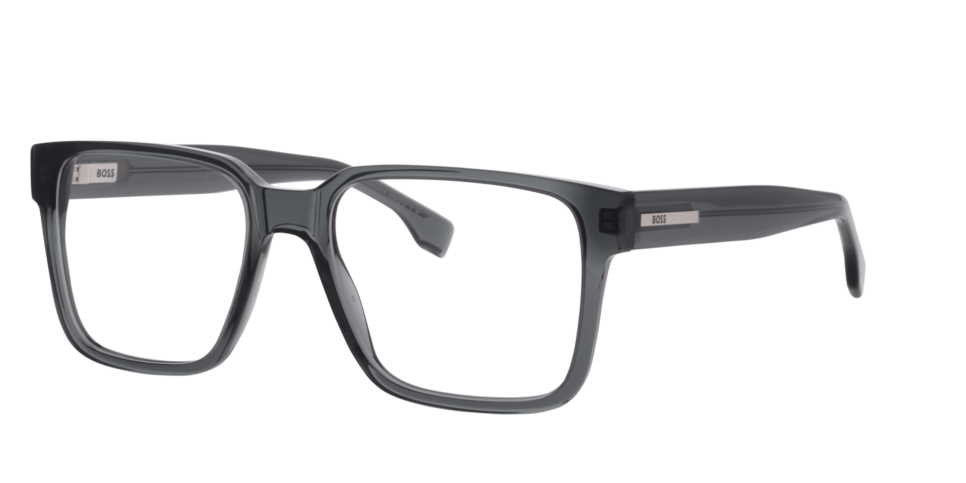 BOSS 1898 Green AcetateEyeglass Frames for Glasses Direct, Angle View