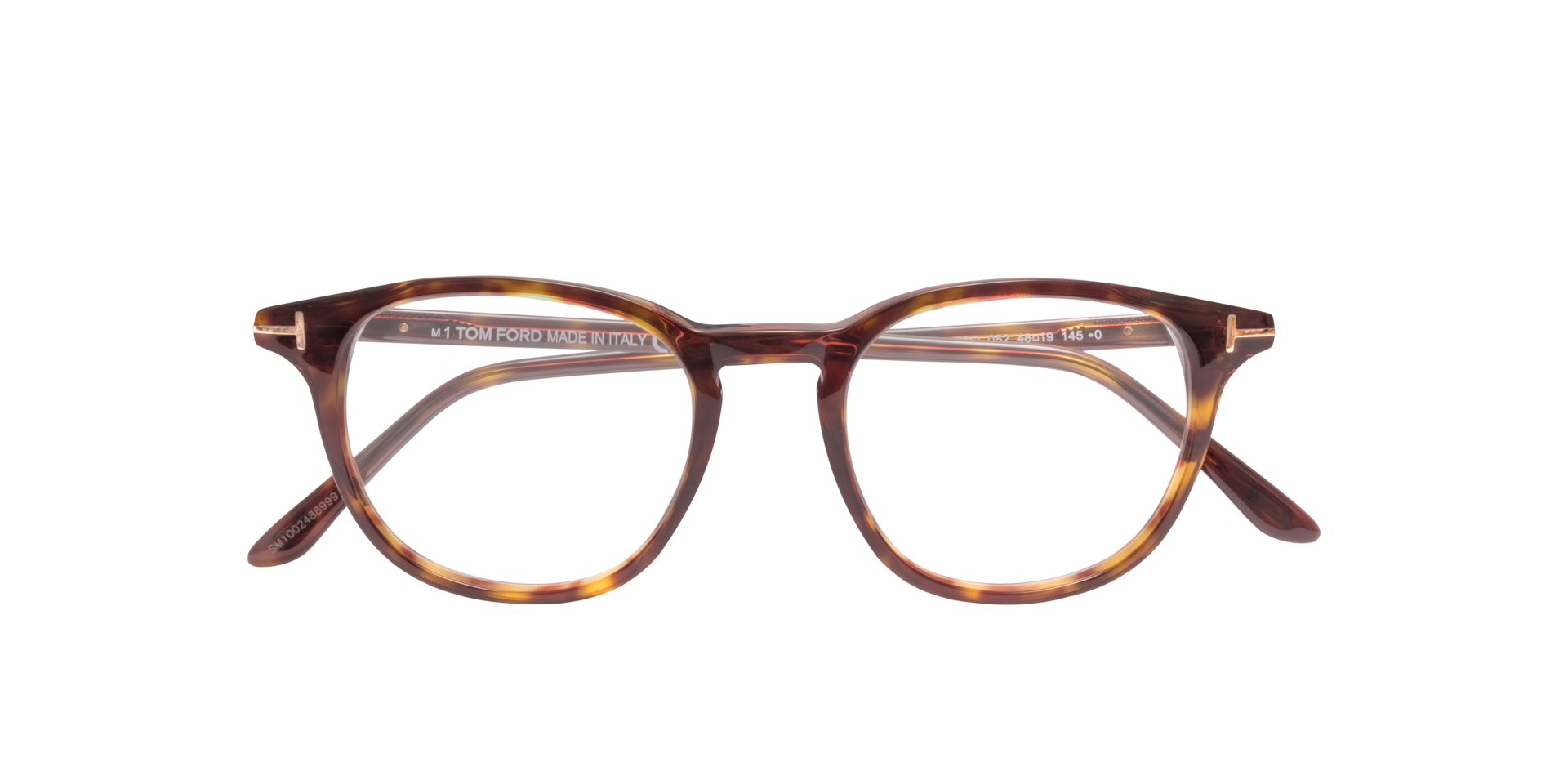 FT5832-B Tortoise Matte AcetateEyeglass Frames for Glasses Direct, Closed View