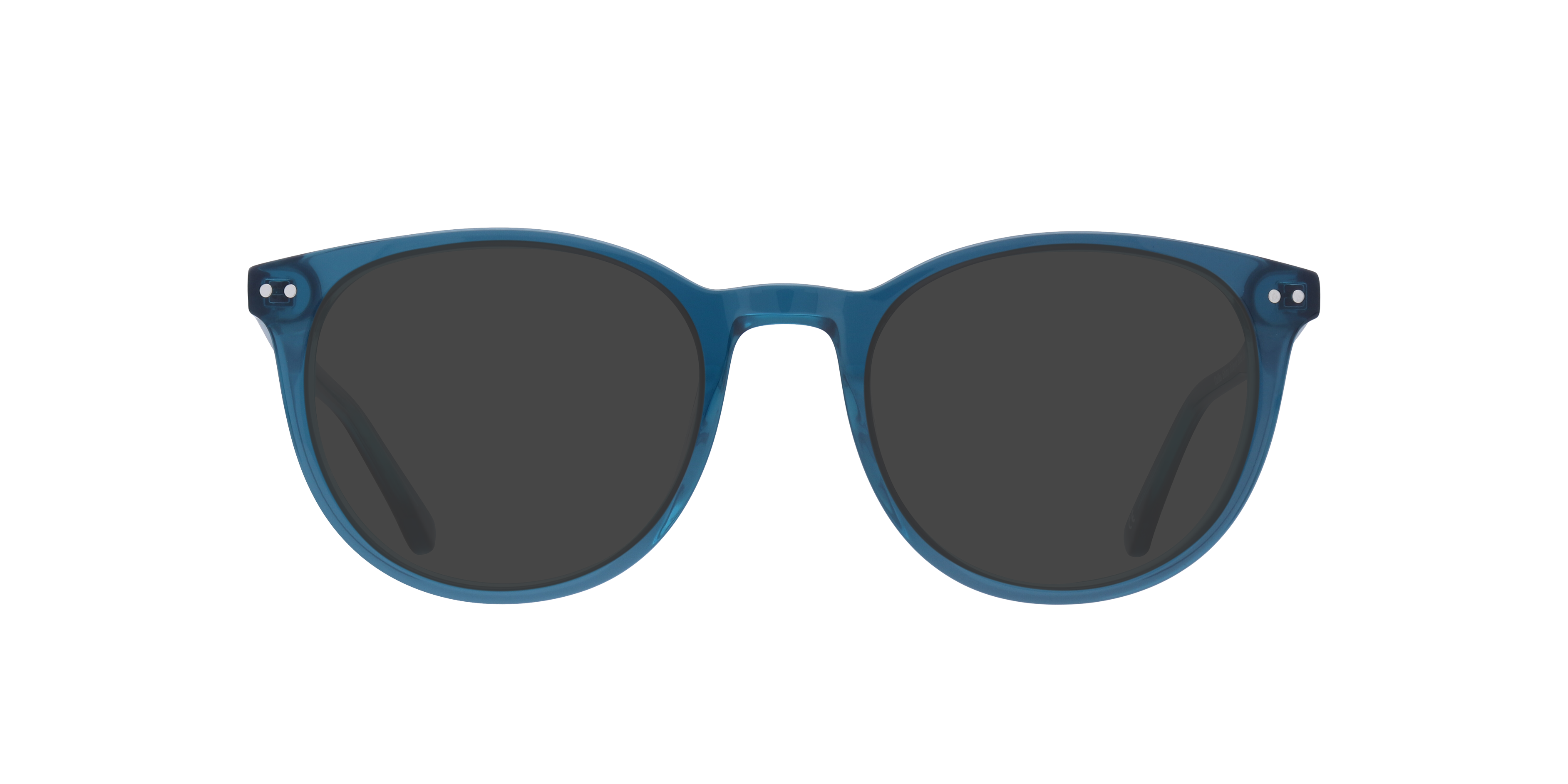 Dallas Shiny Bilayer Blue AcetateEyeglass Frames for Glasses Direct, with Tinted Lenses