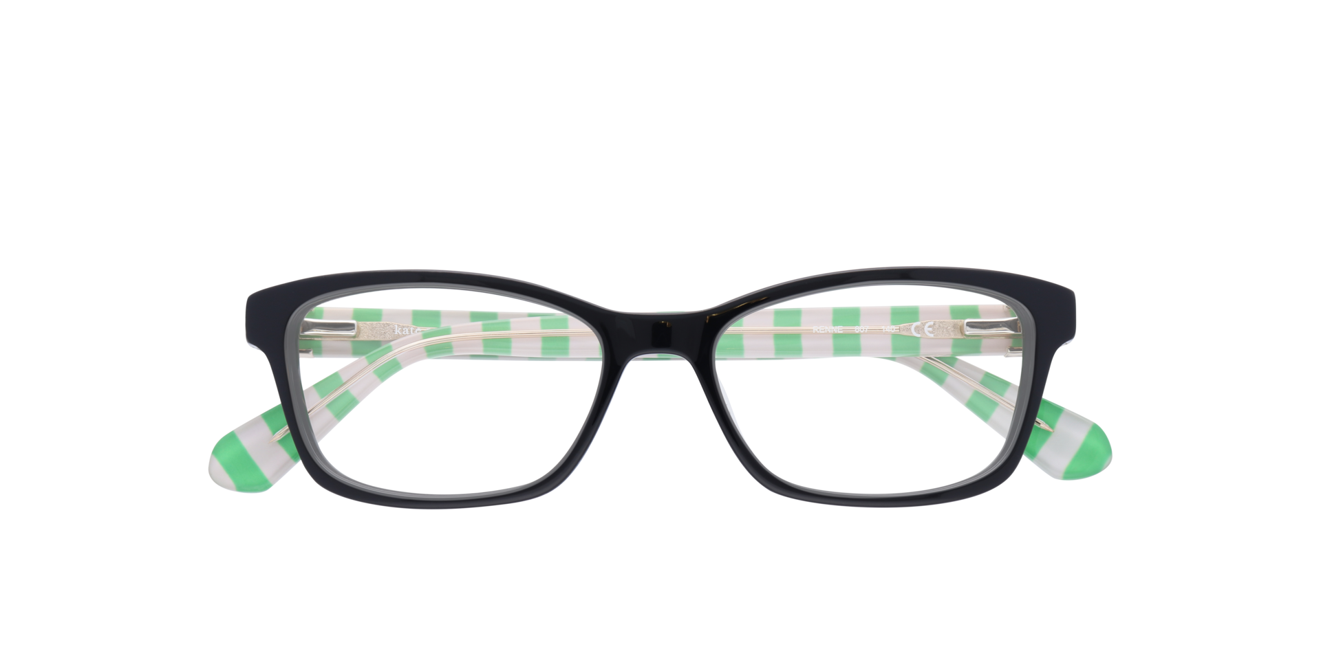 Renne Black AcetateEyeglass Frames for Glasses Direct, Closed View