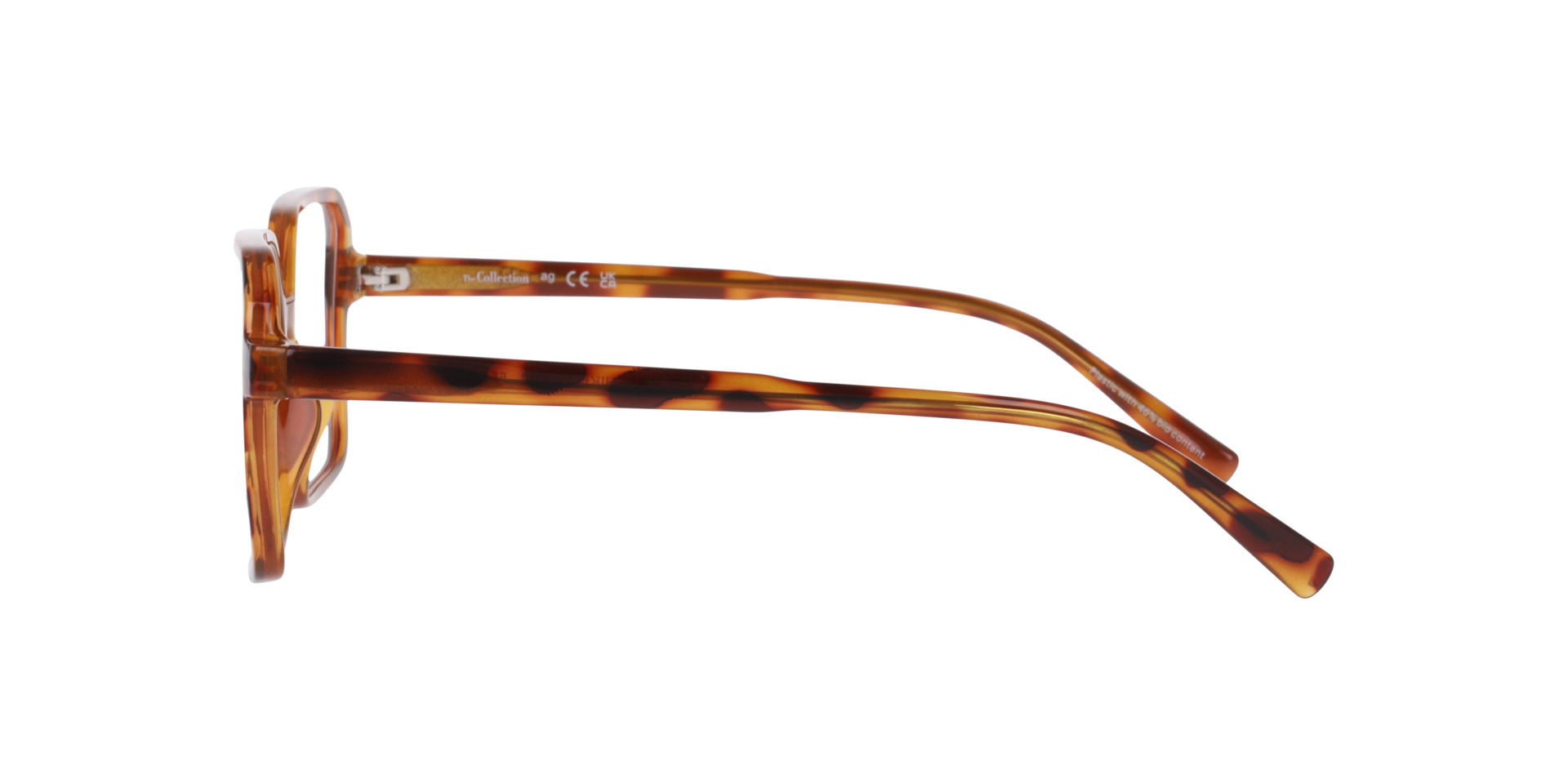 Nikita Sand Havana PlasticEyeglass Frames for Glasses Direct, Side View