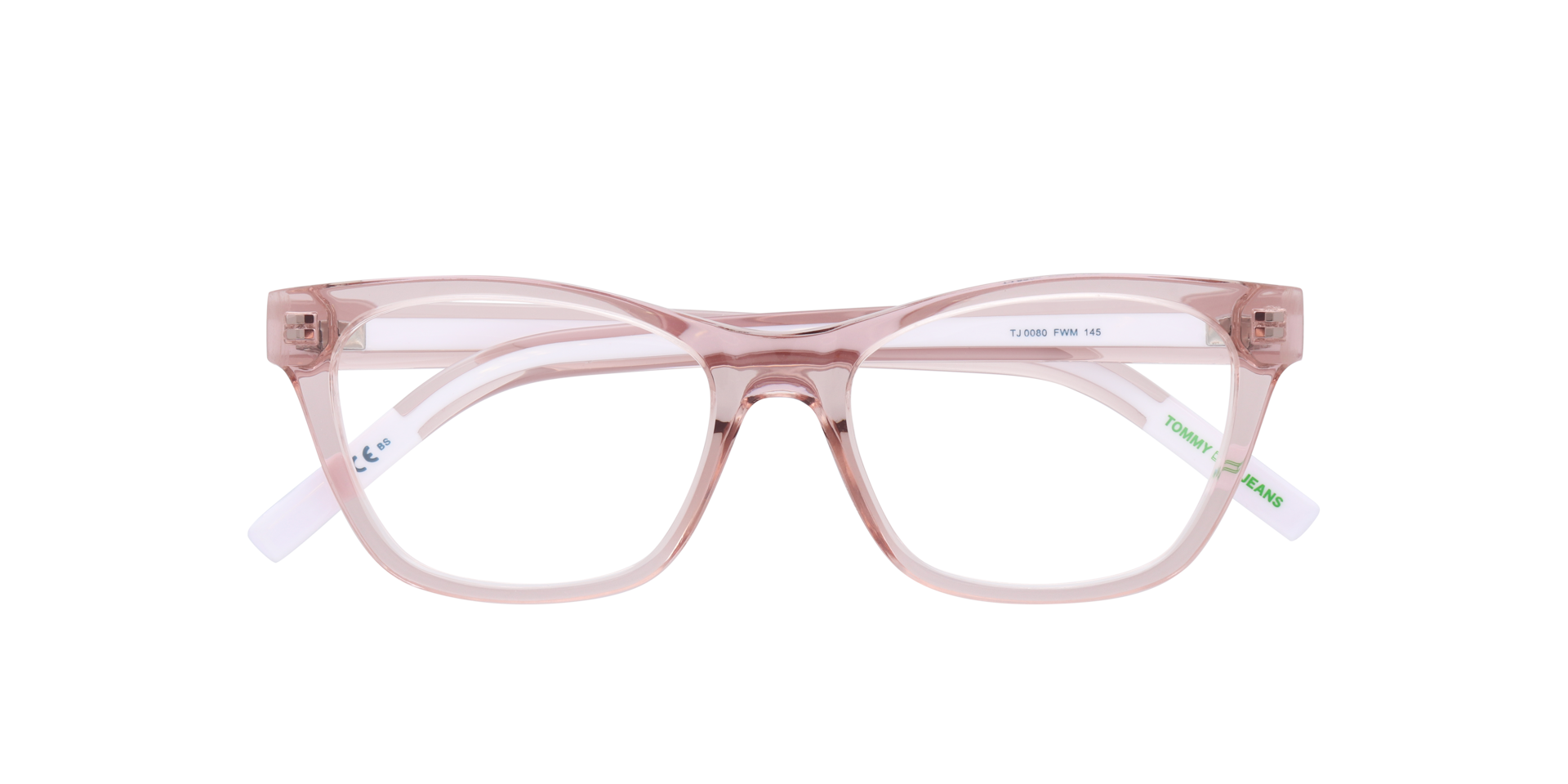 TJ 0080 Pink Light PlasticEyeglass Frames for Glasses Direct, Closed View