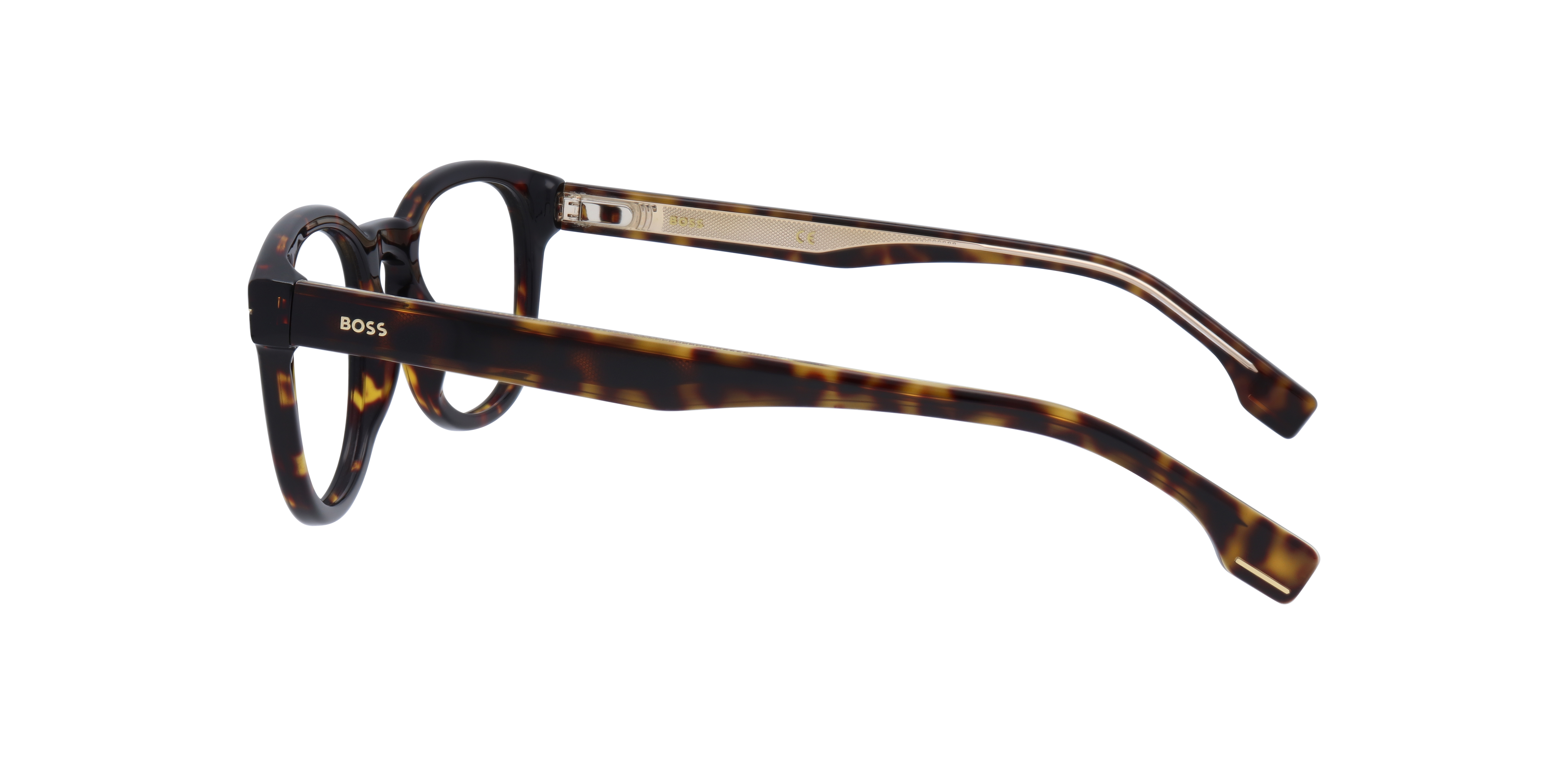 BOSS 1384 Black Gold AcetateSunglass Frames for Glasses Direct, Side View