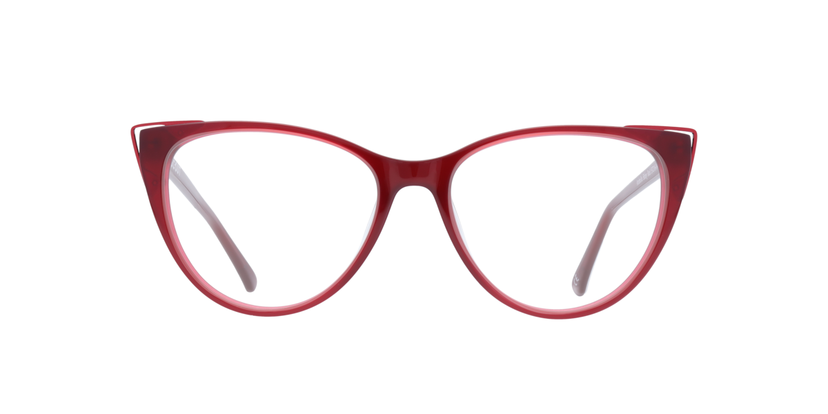 Scout Women's Shiny Red Cat-Eye Acetate Eyeglasses Online - Full Rim - Arabella