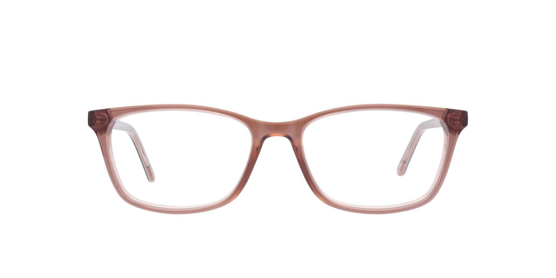 Wing Light Brown AcetateEyeglass Frames for Glasses Direct, Front View