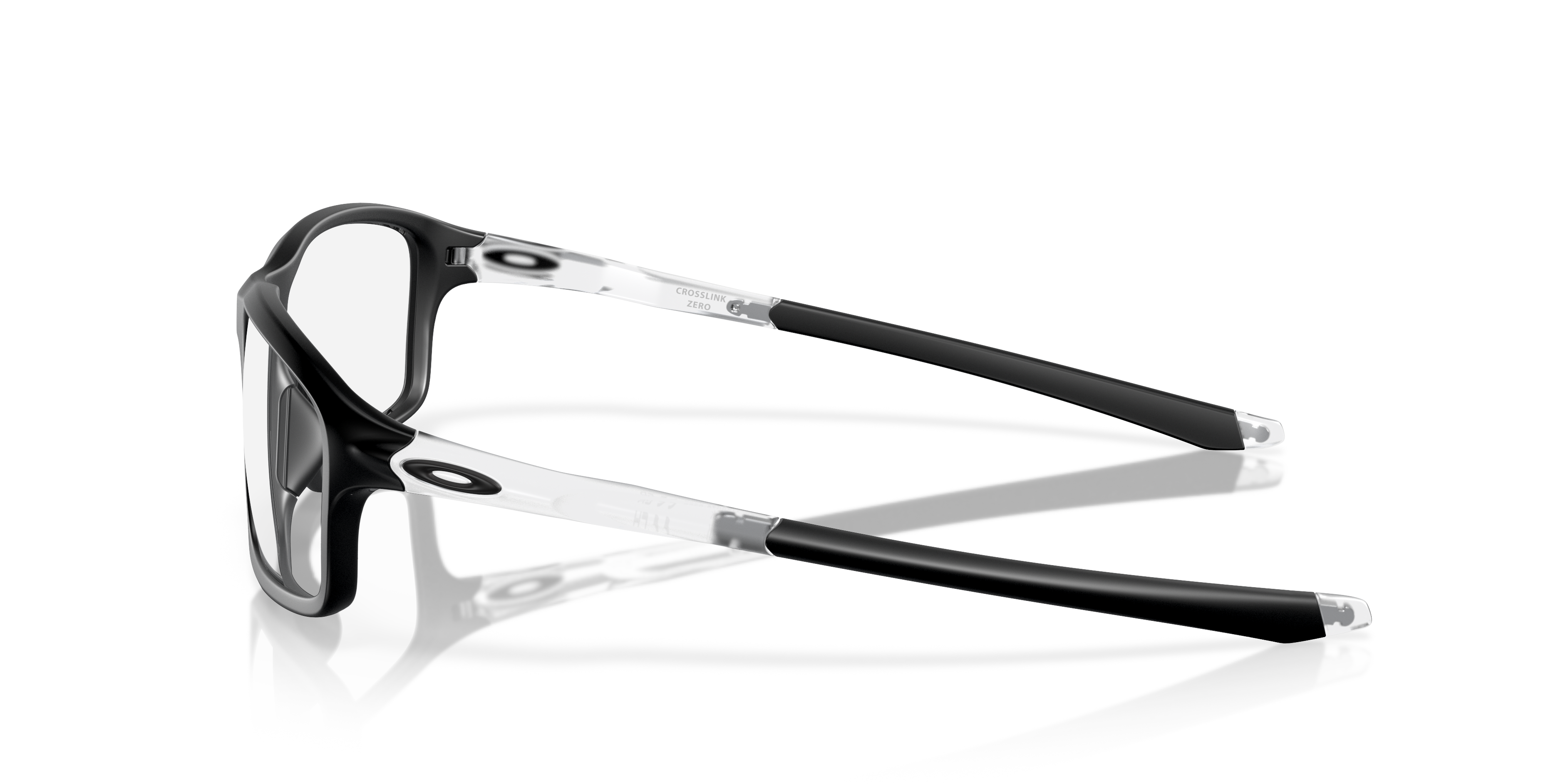 Crosslink® Zero Matte Black PlasticSunglass Frames for Glasses Direct, Side View