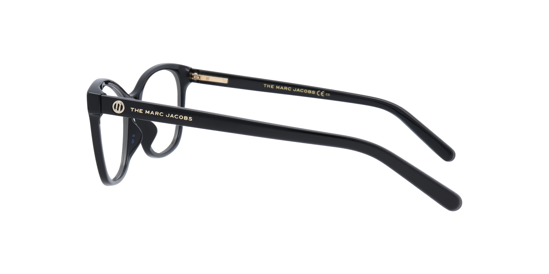 MARC 539 Black AcetateEyeglass Frames for Glasses Direct, Side View