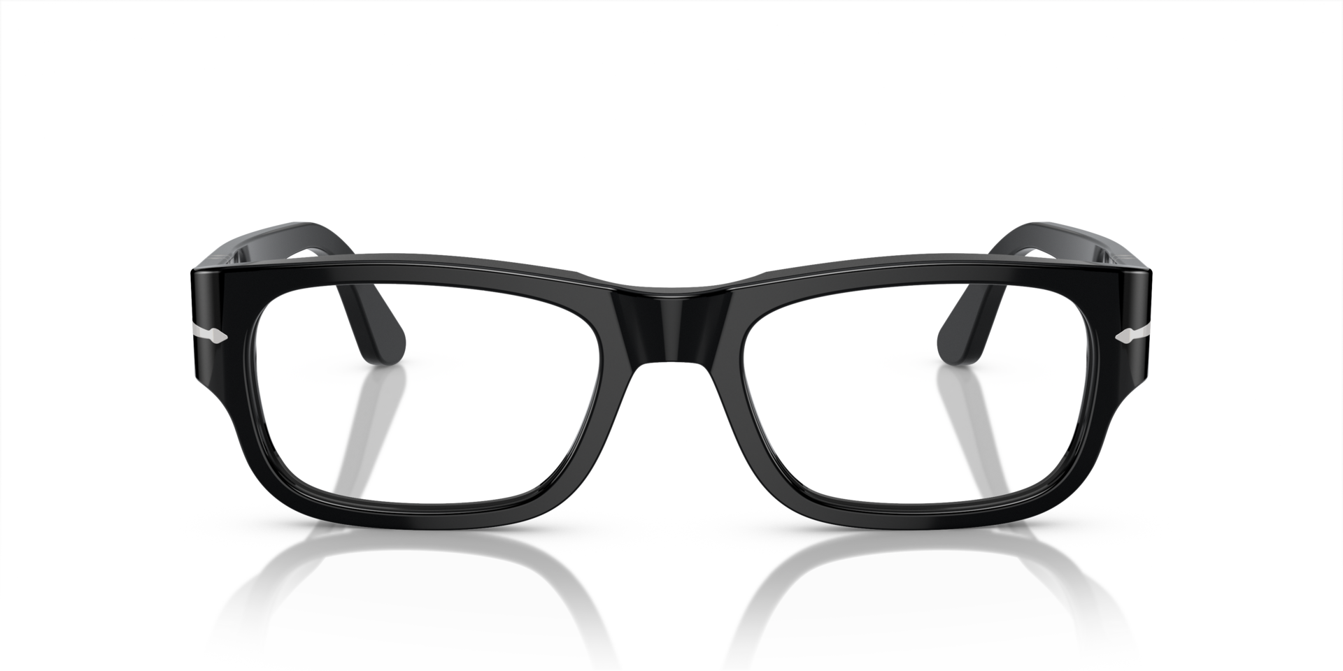 PO3324V Black AcetateEyeglass Frames for Glasses Direct, Front View