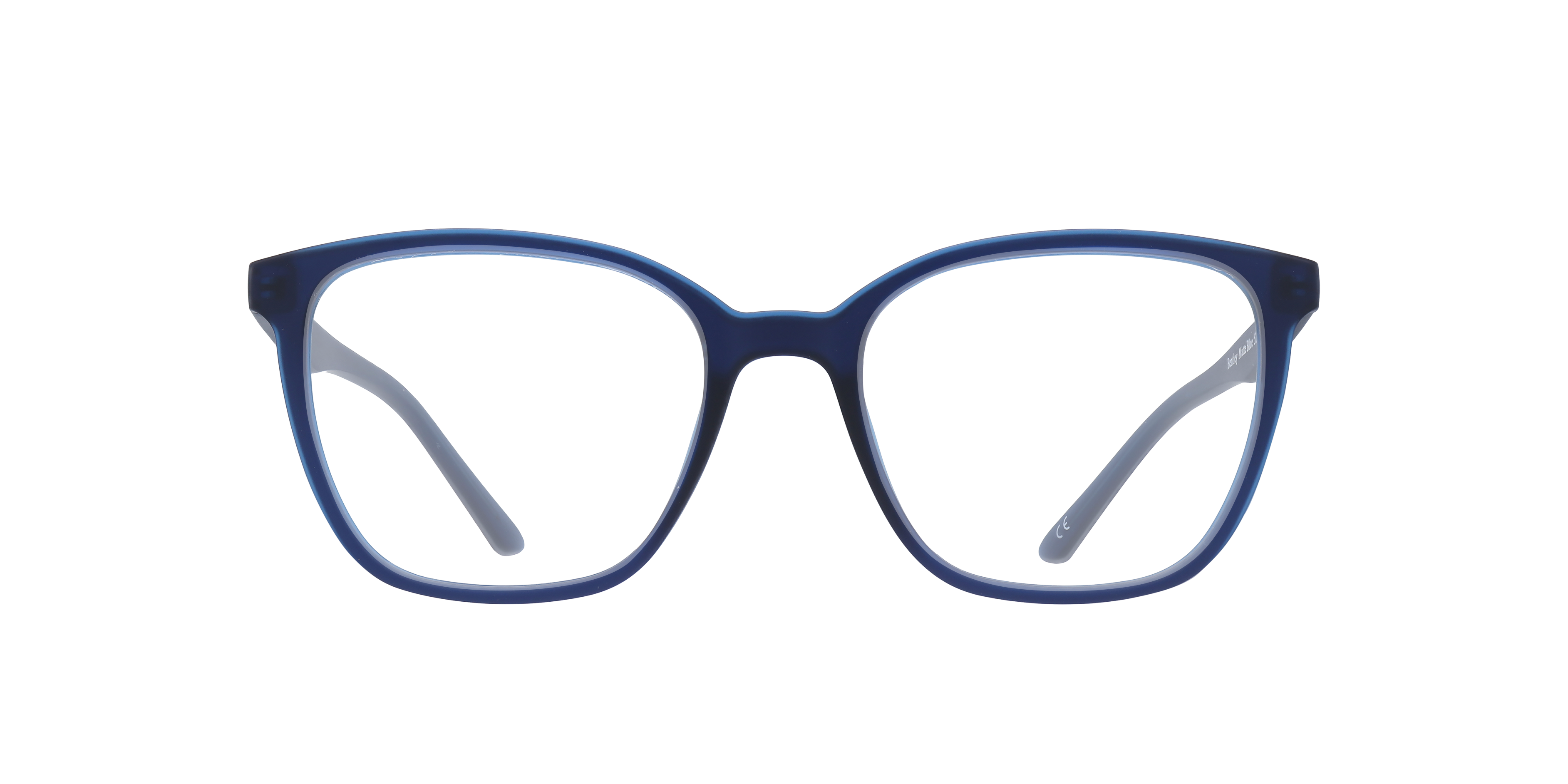 Bentley Matte Blue PlasticEyeglass Frames for Glasses Direct, Front View