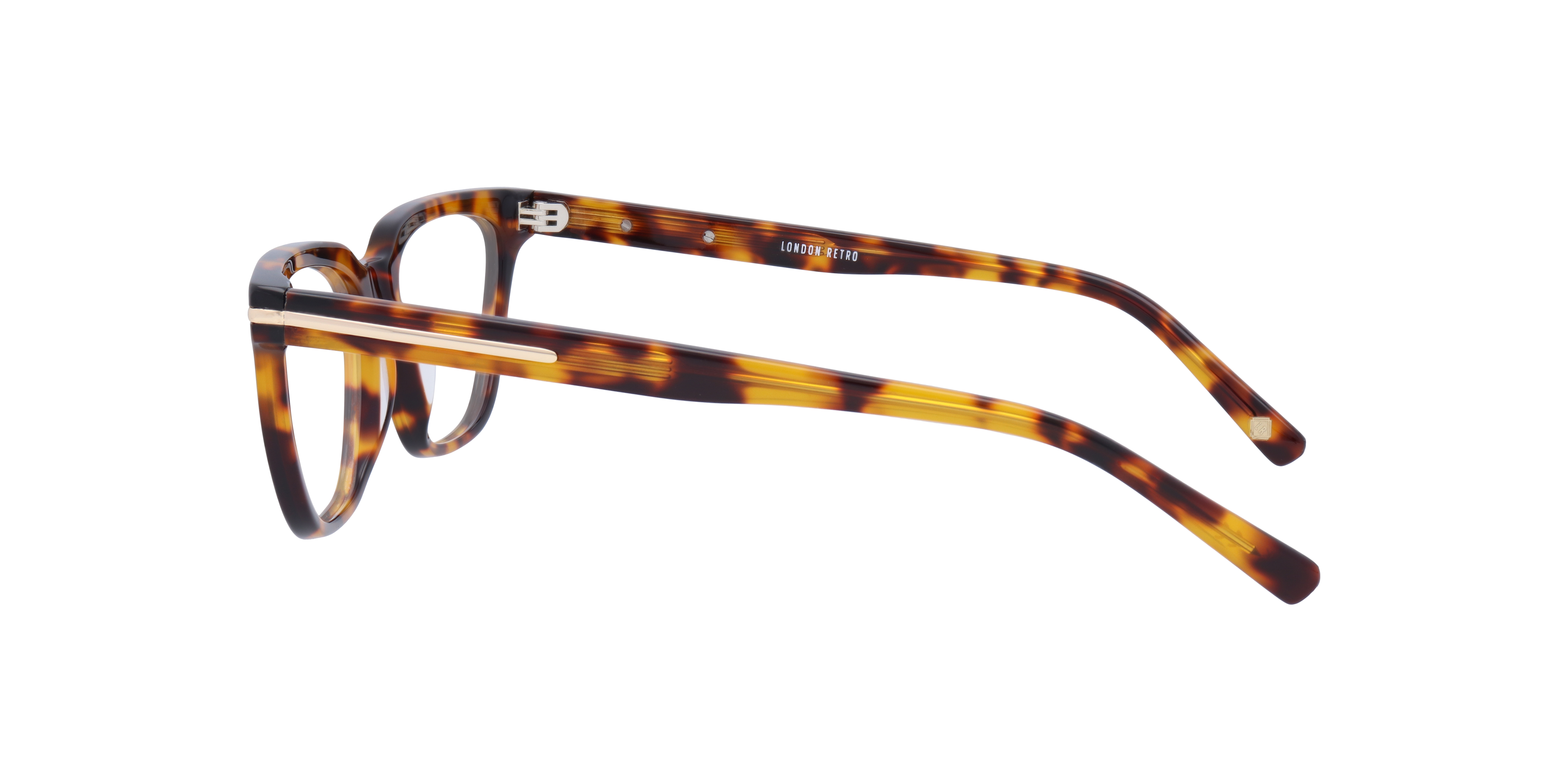 Gunnersbury Havana AcetateEyeglass Frames for Glasses Direct, Side View