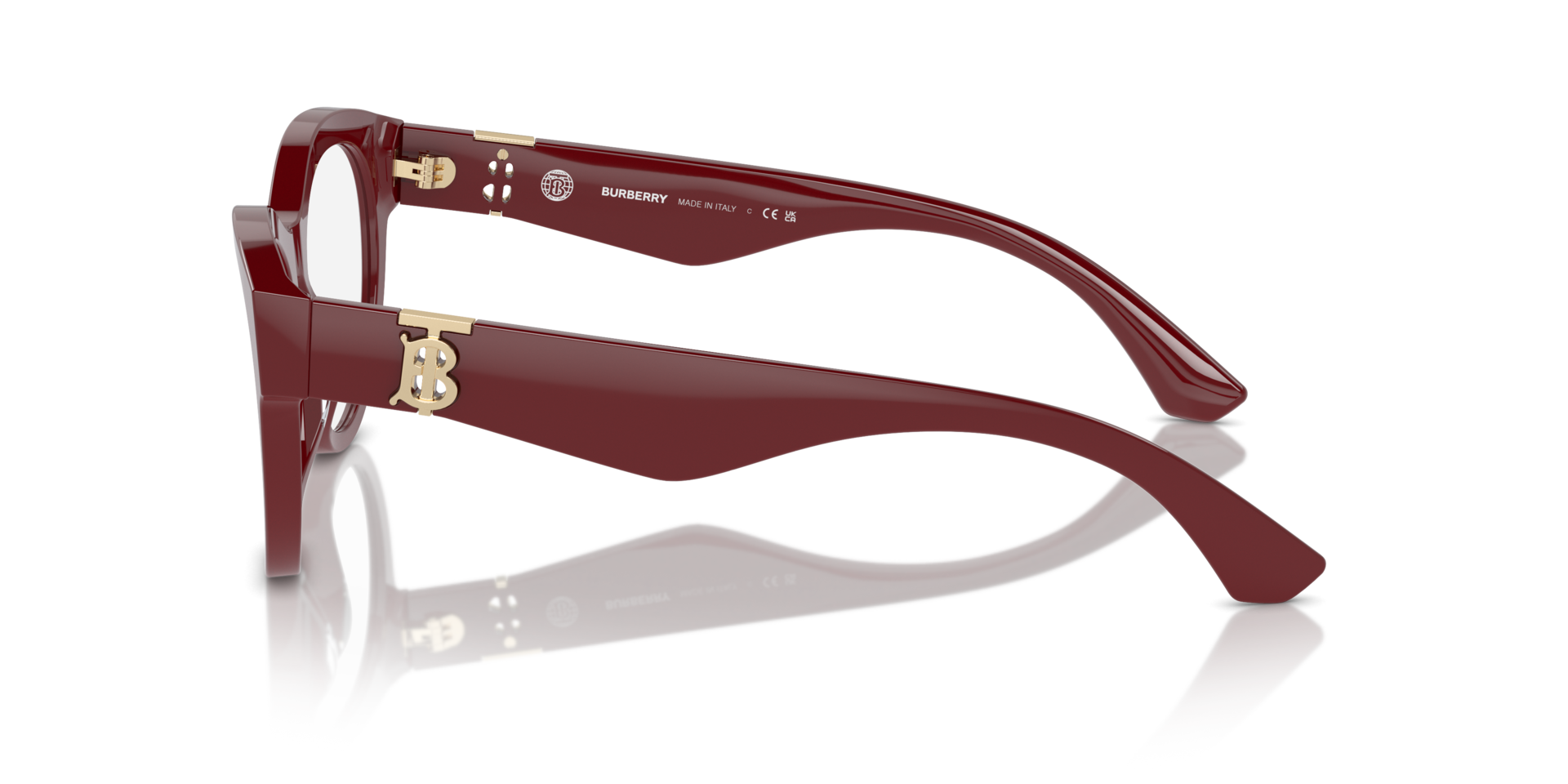 BE2404 Bordeaux AcetateEyeglass Frames for Glasses Direct, Side View