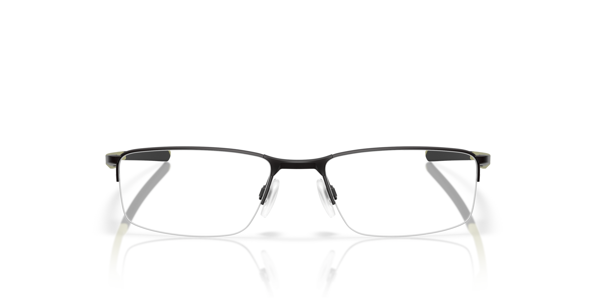 Socket 5.5 Satin Black MetalEyeglass Frames for Glasses Direct, Front View