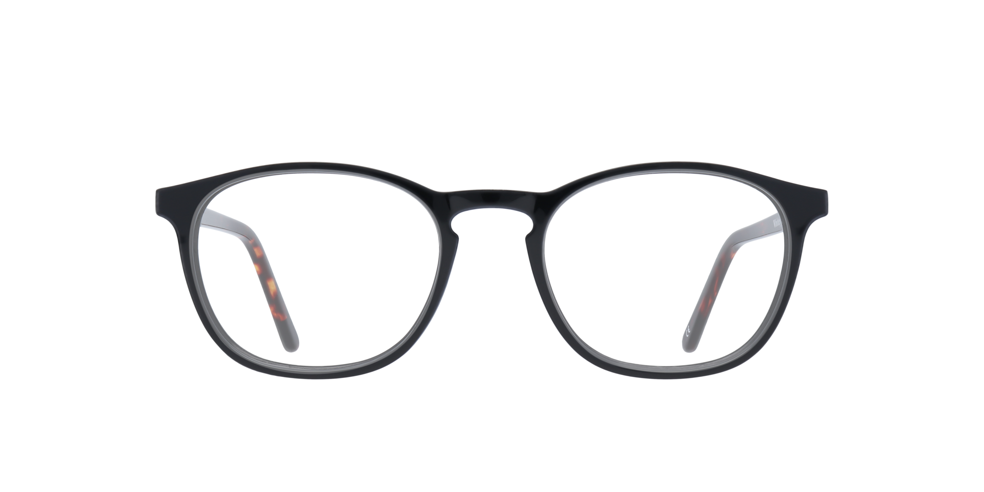 Whitley Black & Tortoise AcetateEyeglass Frames for Glasses Direct, Front View