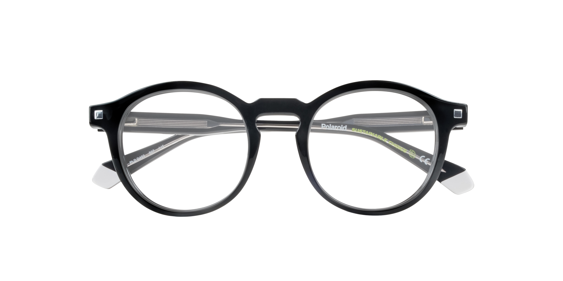 PLD D492 Black PlasticEyeglass Frames for Glasses Direct, Closed View