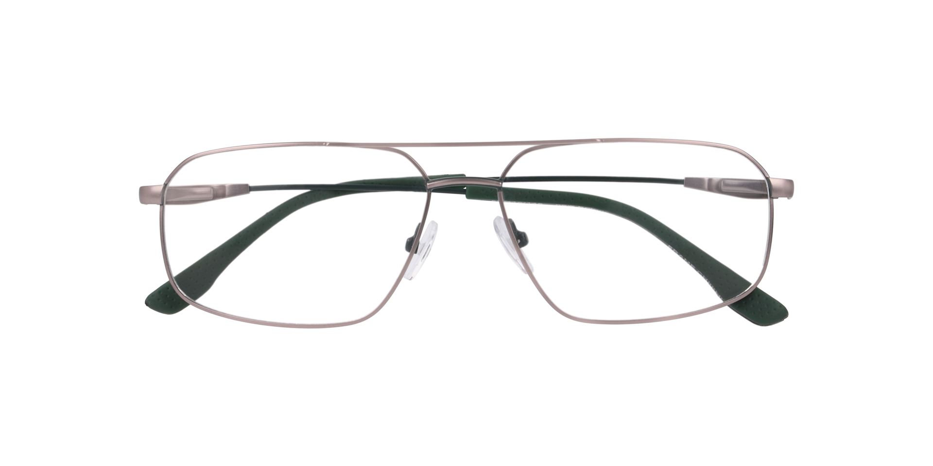 Nb4204 Gunmetal Green MetalEyeglass Frames for Glasses Direct, Closed View