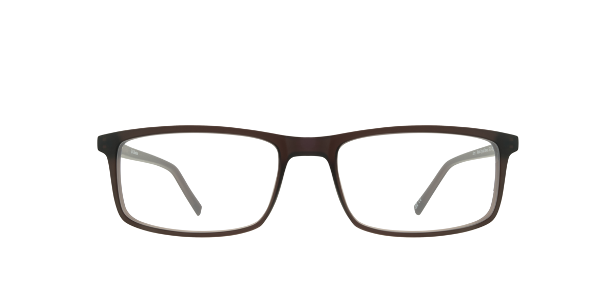 Matte Crystal Brown rectangle Plastic eyeglasses Online - Full Rim - Jerry