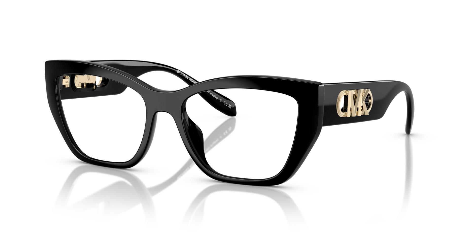 MK4149U Black PlasticEyeglass Frames for Glasses Direct, Angle View