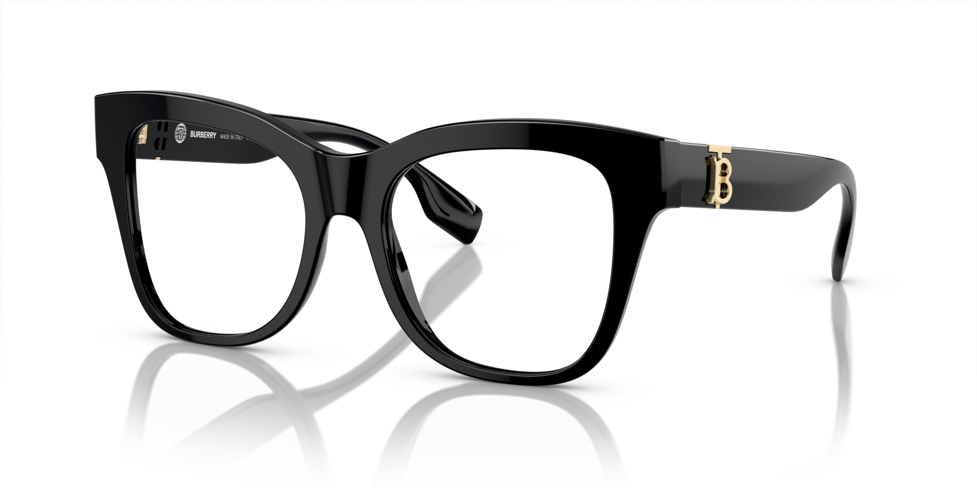 BE2388 Black AcetateEyeglass Frames for Glasses Direct, Angle View