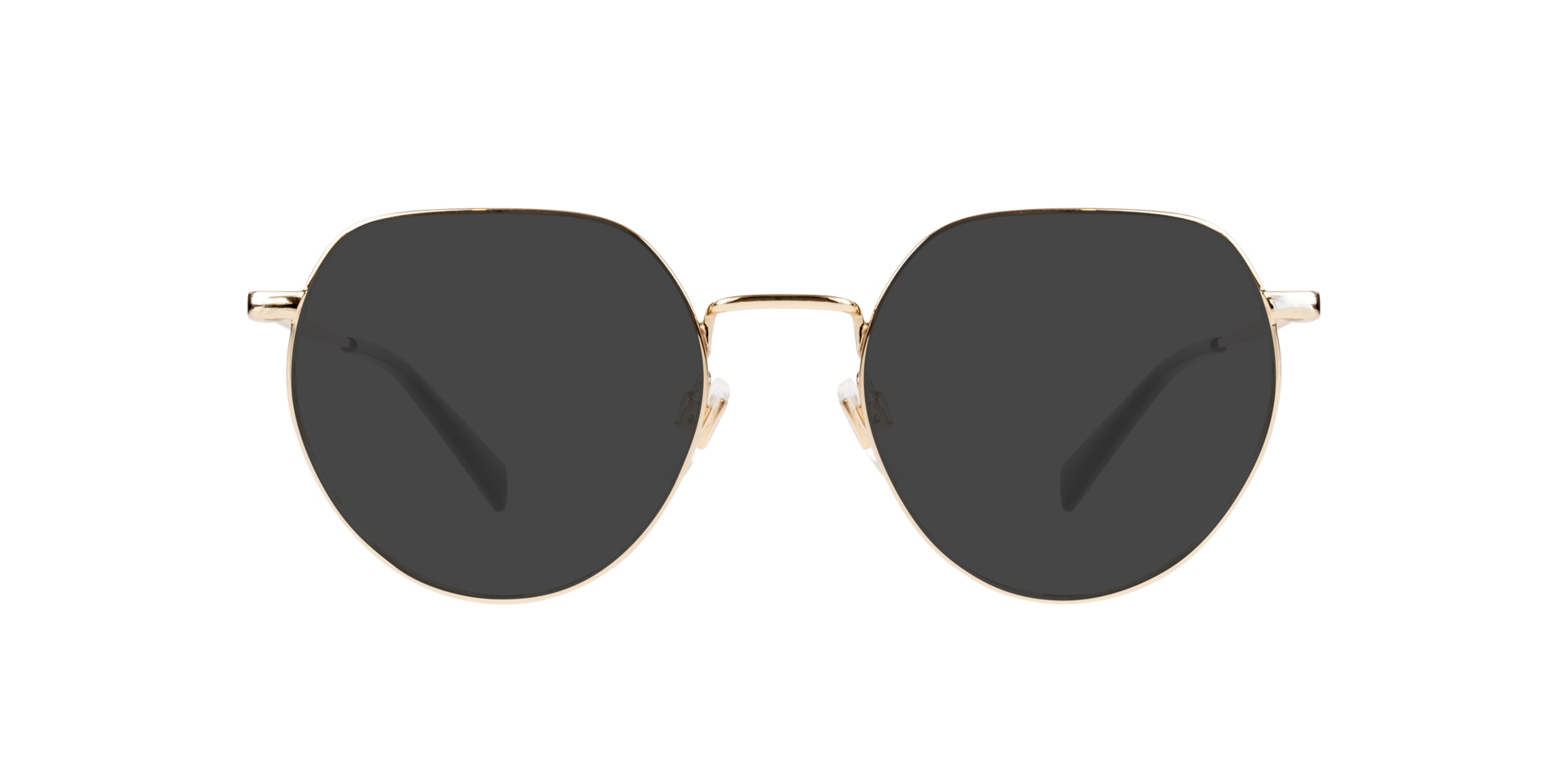 LV 1060 Gold MetalEyeglass Frames for Glasses Direct, with Tinted Lenses