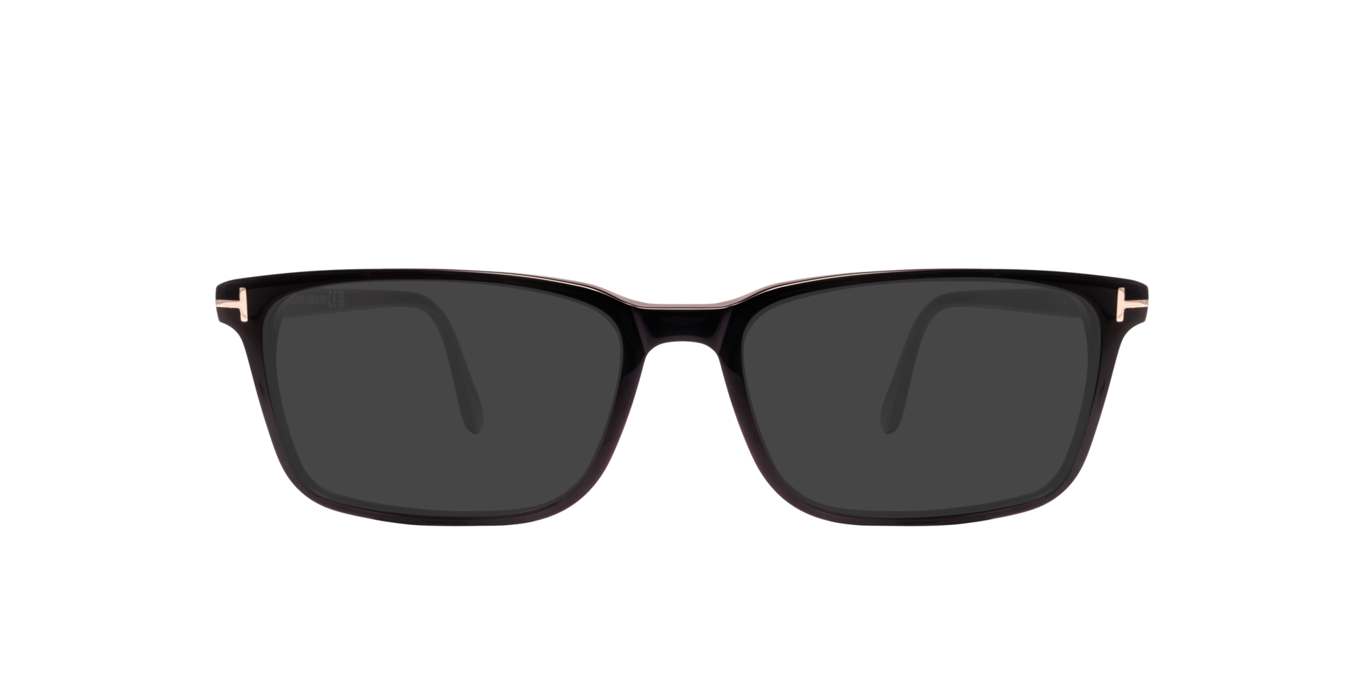 FT5735-B Black Shiny AcetateEyeglass Frames for Glasses Direct, with Tinted Lenses