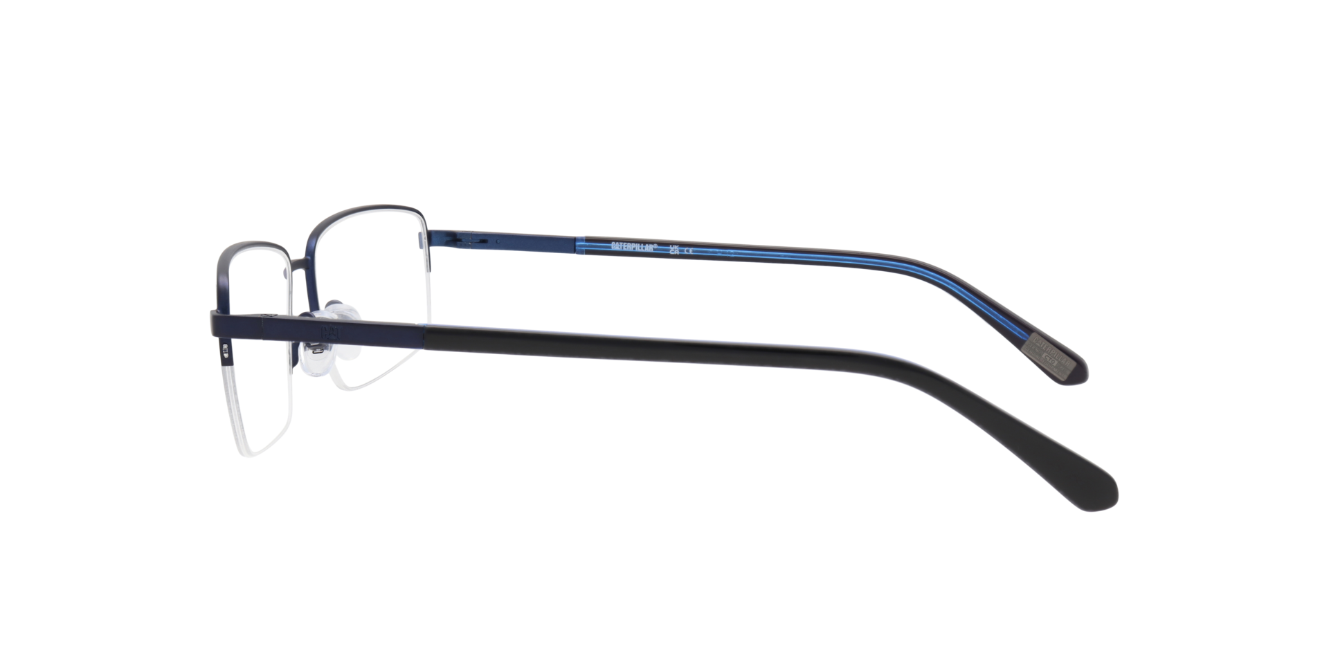 CTO 3011 Blue MetalEyeglass Frames for Glasses Direct, Side View