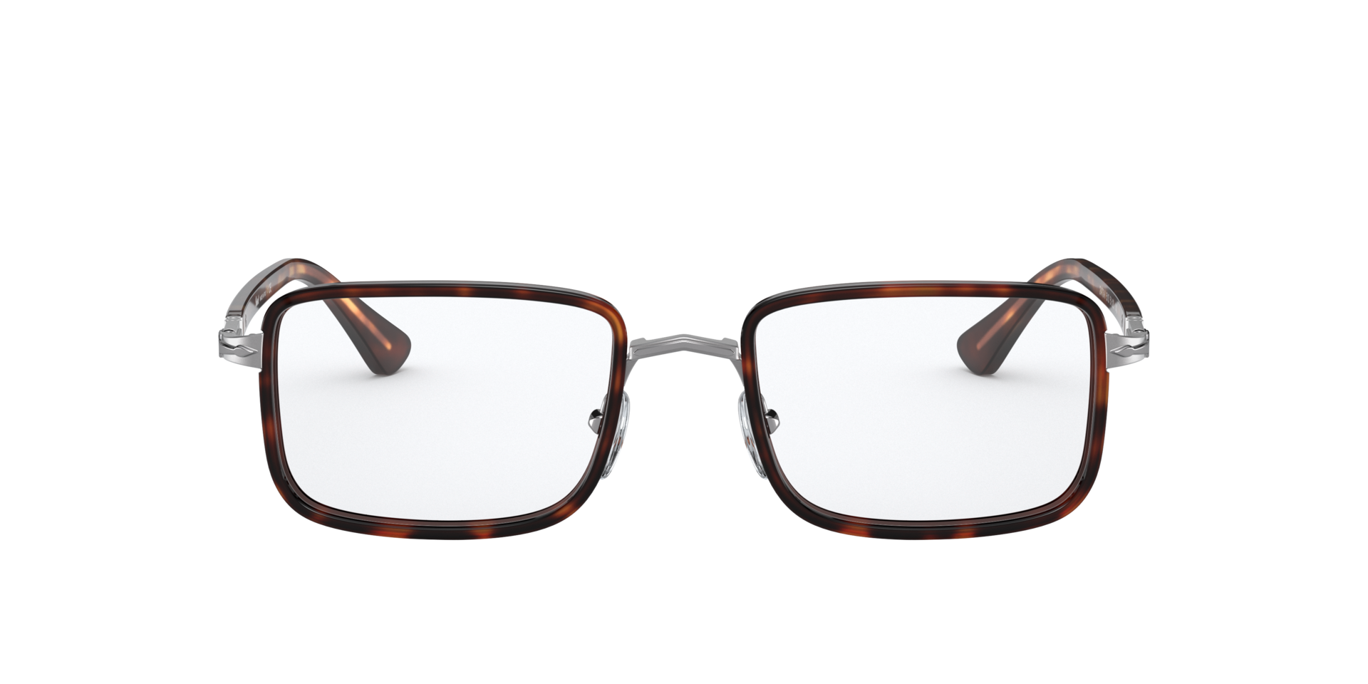 PO2473V Brown Tortoise MetalEyeglass Frames for Glasses Direct, Front View