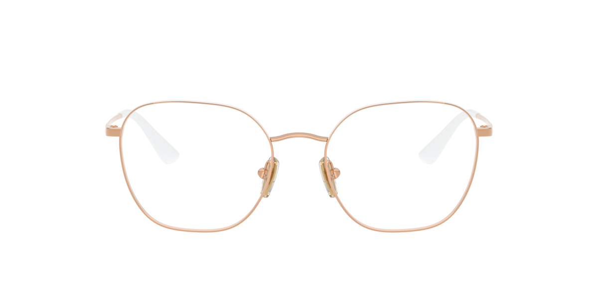 White/Rose Gold square Metal eyeglasses Online - Full Rim - VO4178