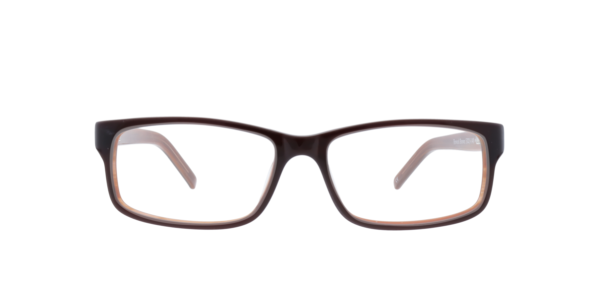 Gd Collection Men's Brown Rectangle Acetate Eyeglasses Online - Full Rim - Howard
