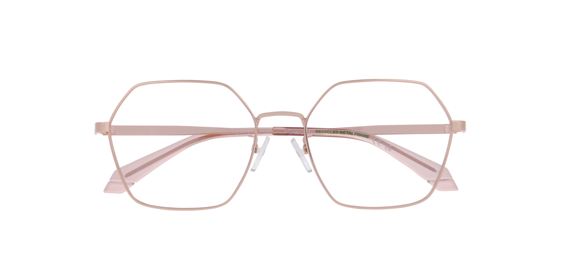 PLD D612/G Gold MetalEyeglass Frames for Glasses Direct, Closed View