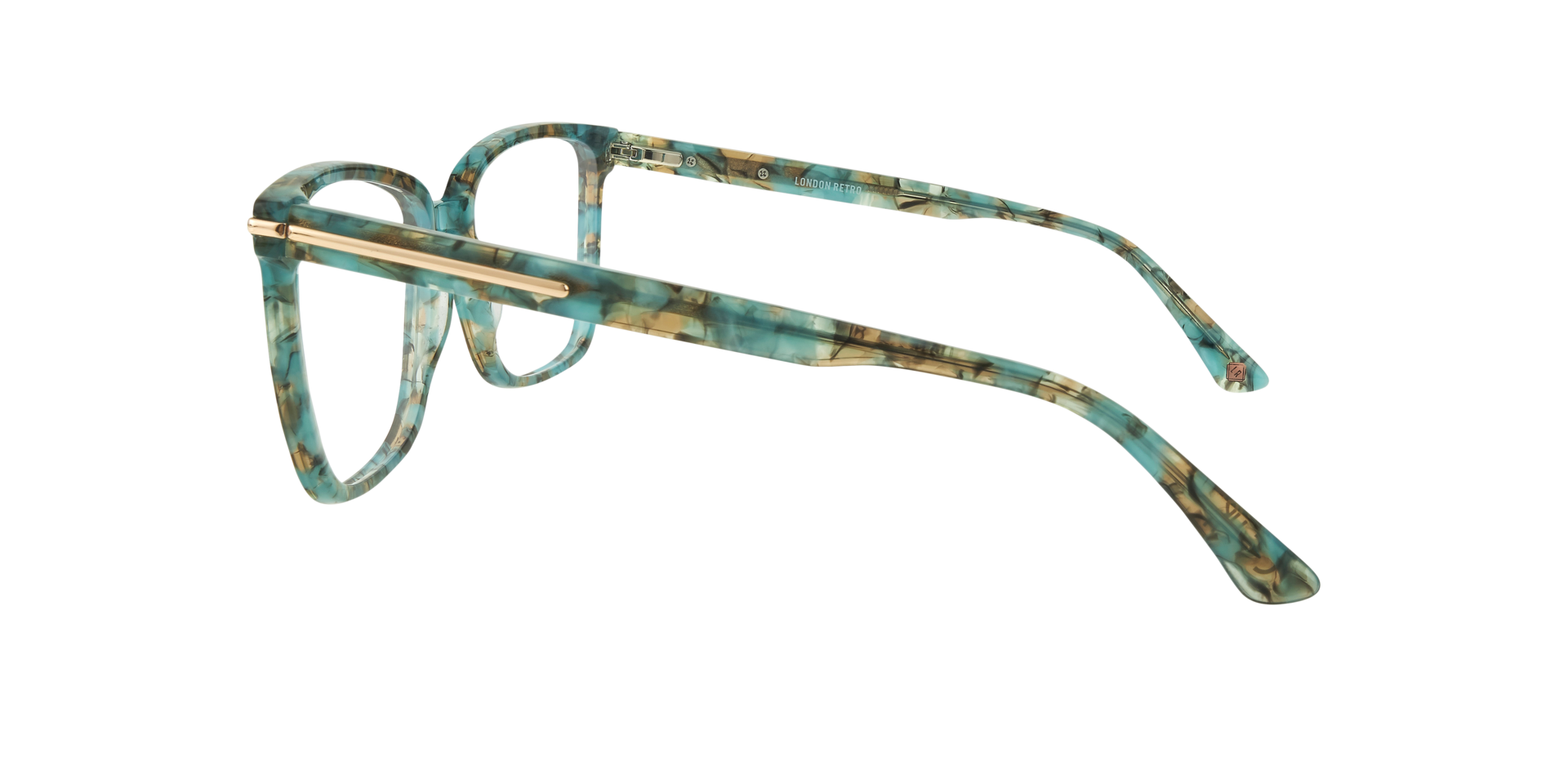 Balham Seaglass Sands AcetateEyeglass Frames for Glasses Direct, Side View