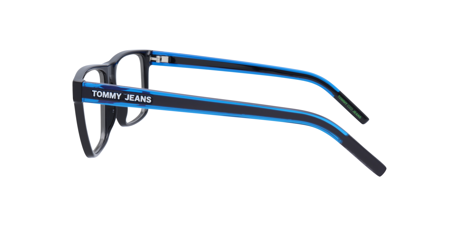TJ 0058 Black PlasticEyeglass Frames for Glasses Direct, Side View