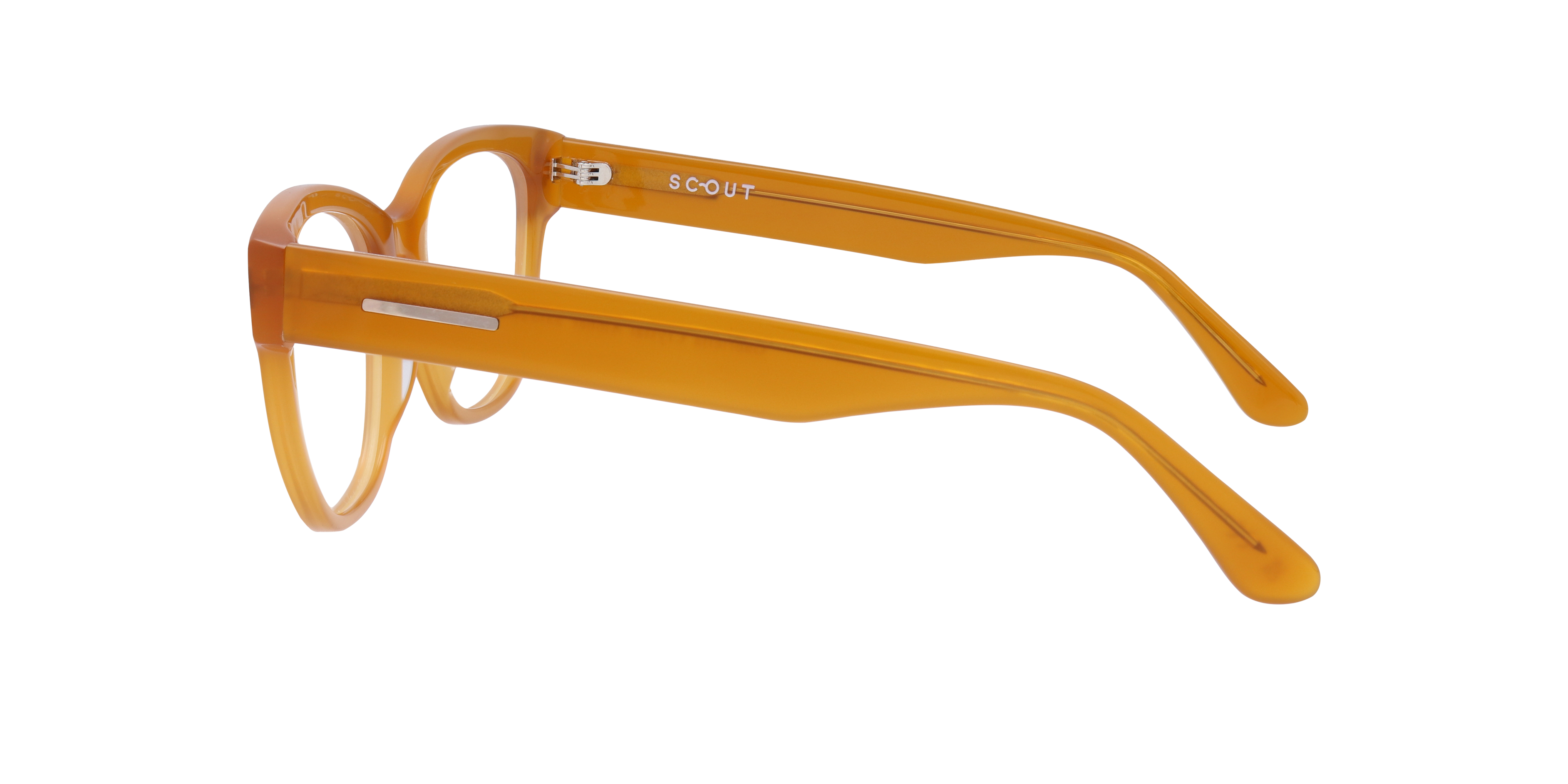 Gabriella Crystal Amber AcetateEyeglass Frames for Glasses Direct, Side View