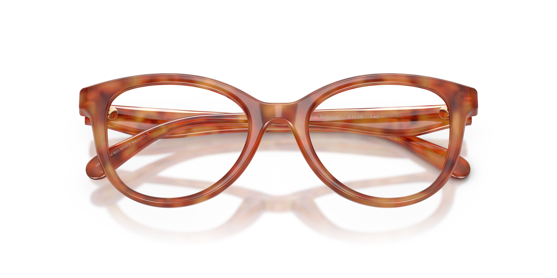 HC6284U Caramel Tortoise AcetateEyeglass Frames for Glasses Direct, Closed View
