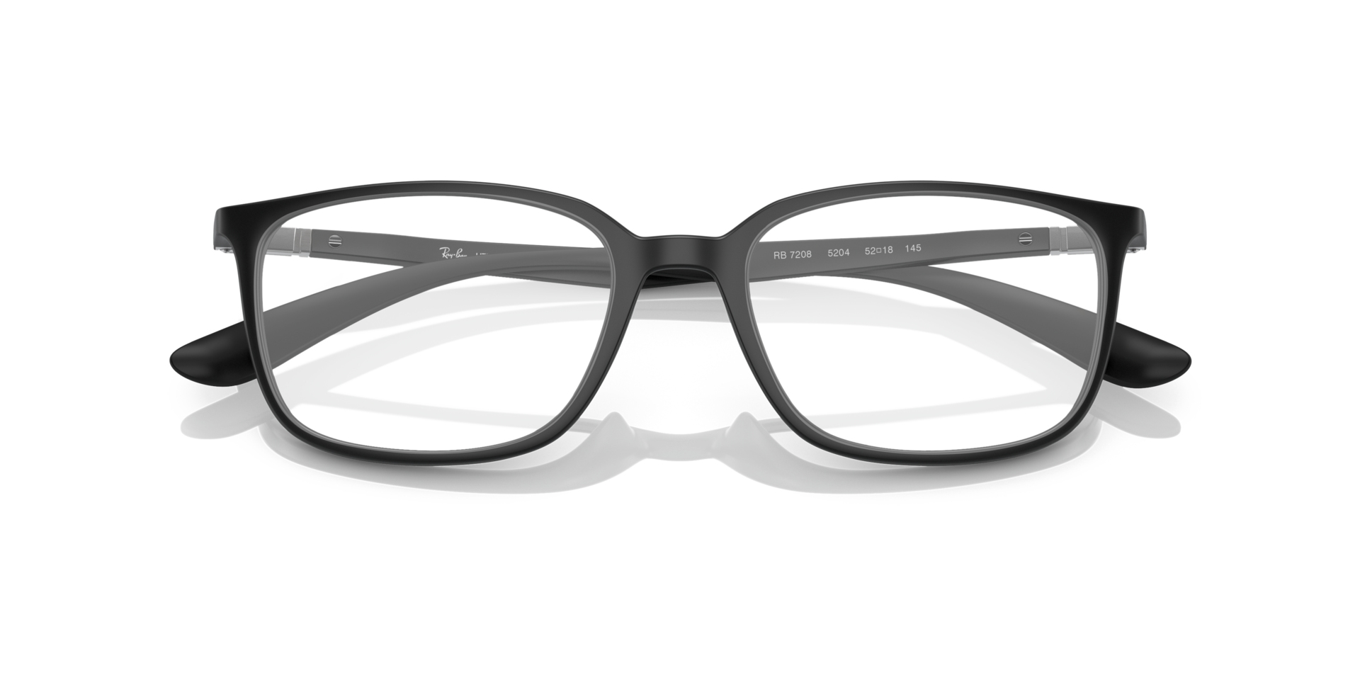 RB7208 Black PlasticEyeglass Frames for Glasses Direct, Closed View