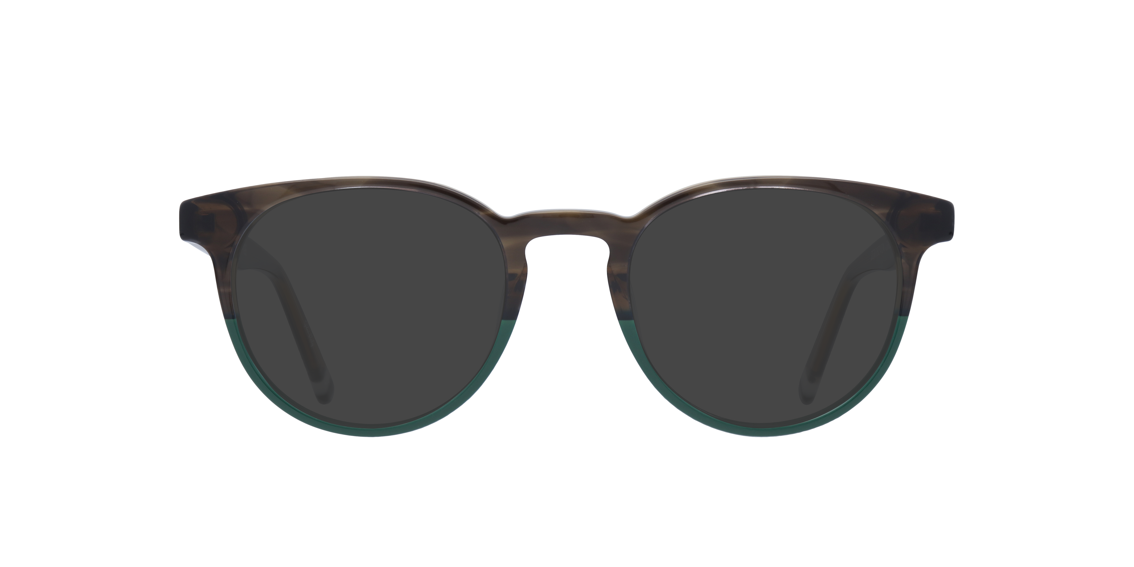 ZEROSEVEN Green AcetateEyeglass Frames for Glasses Direct, with Tinted Lenses