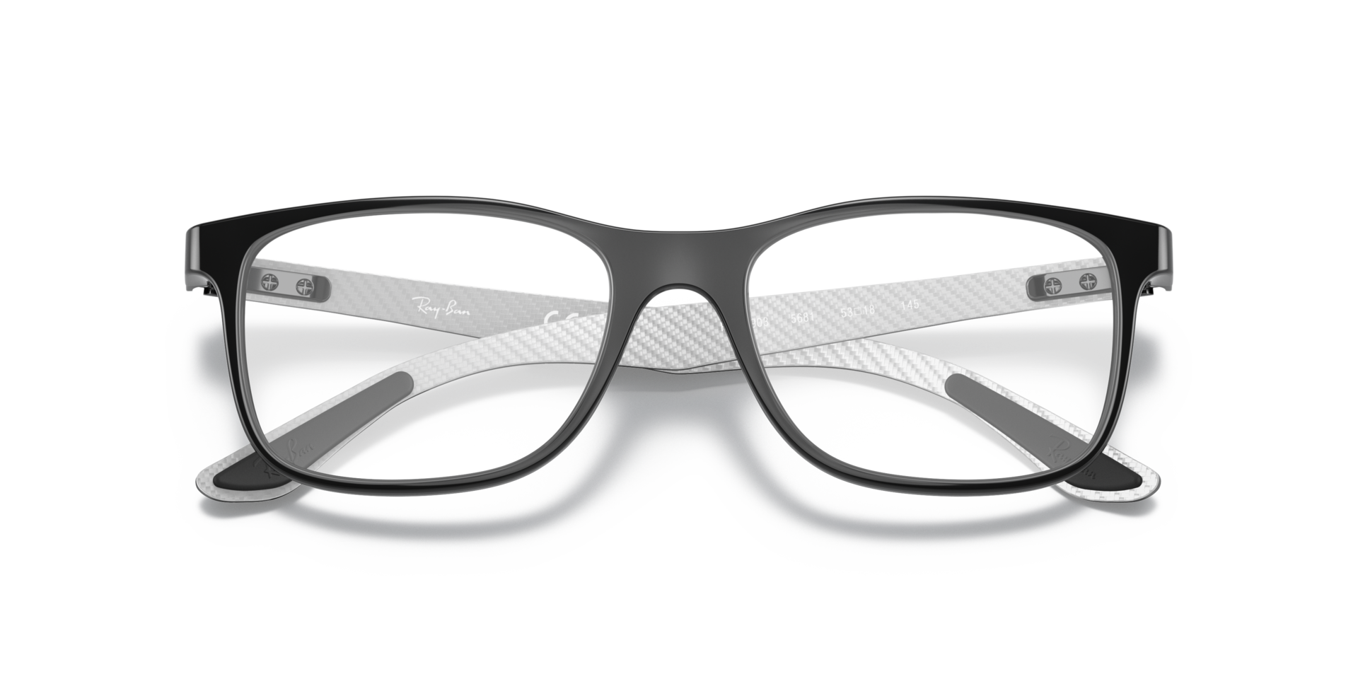 RB8903 Black PlasticEyeglass Frames for Glasses Direct, Closed View